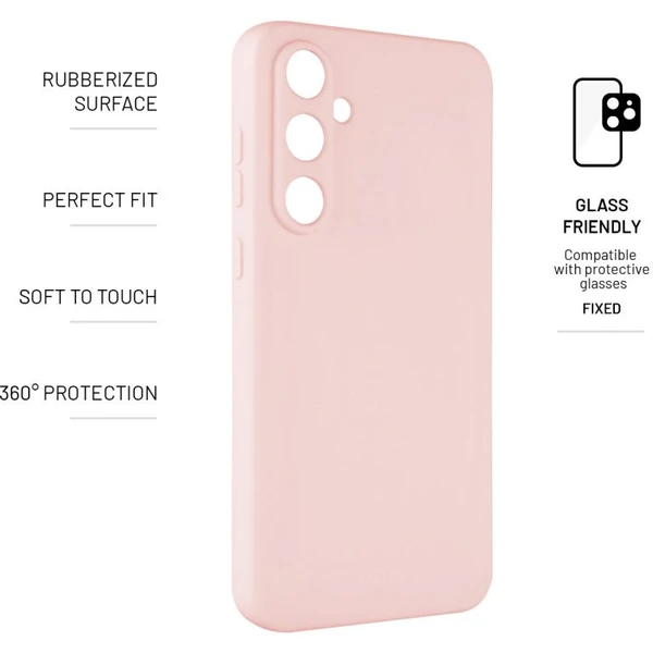 FIXED Story silikónový kryt Samsung Galaxy A55 5G ružový - Puzdra - Obrázok 84M2000O01