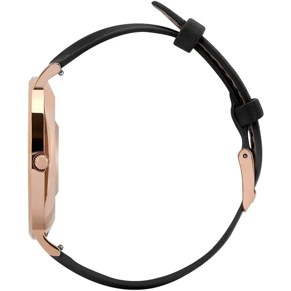 Garett Smartwatch Verona zlatá, čierna koža - Inteligentné hodinky - Obrázok 84O4000O01