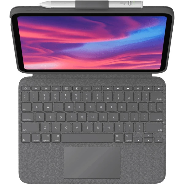 Logitech Combo Touch púzdro s CZ/SK klávesnicou a trackpadom pre iPad 10.9' (2022)/iPad 11 (2025) - Puzdra s klávesnicou - Obrázok 84S8000P01