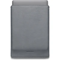 Woolnut Leather Sleeve kožené púzdro MacBook Pro 13"/MacBook Air 13" sivé - Puzdra