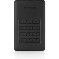 Verbatim Store 'n' Go Secure prenosný HDD disk USB 3.1 GEN 1 1TB čierny - Pevné disky