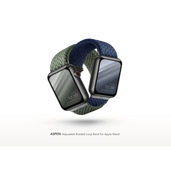 UNIQ Aspen Braided remienok Apple Watch 42/41/40/38mm ružovo zlatý - Remienky - Obrázok 84YR600301
