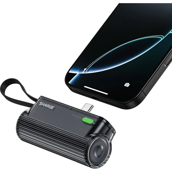 SHARGE Flow Mini 2 USB-C powerbanka (22.5 W) čierna - Powerbanky - Hlavný obrázok