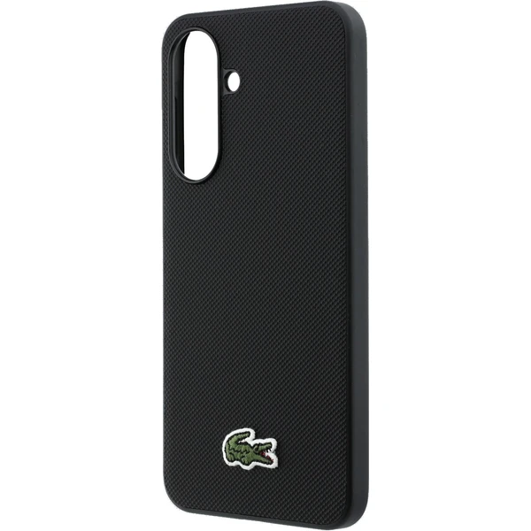 Lacoste Iconic Petit Pique Woven Logo MagSafe kryt Samsung Galaxy A37 čierny - Puzdra - Obrázok 84c12ea7ec9040db96f3c8652db20367