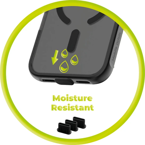 Mobile Origin USB-C Dust Plug & Cleaning Brush sada ochranných kryt a štetca čierna/priehľadná - Čistiace súpravy - Obrázok 84c157c8f0554e8d89333ac6d780c980