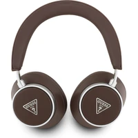 Guess PU Saffiano Triangle Logo ENC Bezdrôtové slúchadlá hnedá - Slúchadlá
