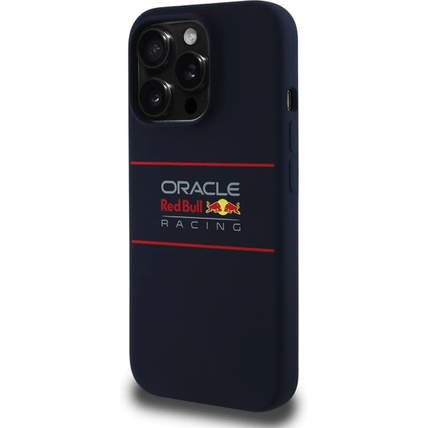 Oracle Red Bull Racing Silicone Horizontal Logo MagSafe kryt iPhone 14 Pre modrý - Puzdra - Obrázok 84f44c1e9e2743d79ca40085b383401a