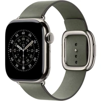 Apple Watch 42/41/40/38mm šalviovo šedý remienok s modernou prackou veľký - Remienky