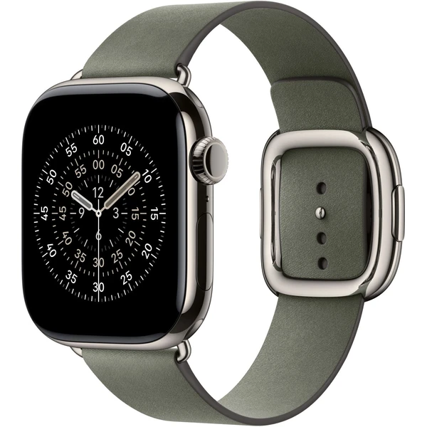 Apple Watch 42/41/40/38mm šalviovo šedý remienok s modernou prackou veľký - Remienky - Hlavný obrázok