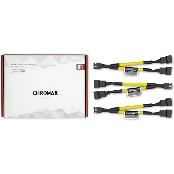 Noctua rozdvojka NA-SYC1 chromax.yellow - Chladiče - Hlavný obrázok