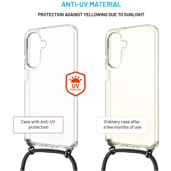 FIXED Pure Neck kryt s čiernou šnúrkou na krk pre Samsung Galaxy A26 5G - Puzdra - Obrázok 853384727f734962a423ef5b9b970fb8