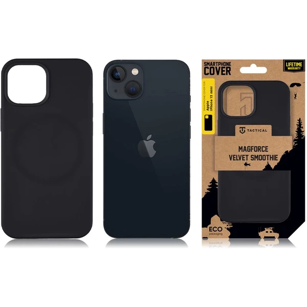 Tactical MagForce Velvet Smoothie Kryt pre Apple iPhone 13 mini Asphalt - Puzdra - Obrázok 853bccd438544029b0dfebe7755bbb43