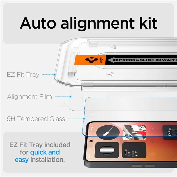 Spigen Glass tR EZ Fit HD tvrdené sklo Nothing Phone (3a)/(3a) Pro číre - Ochranné fólie a sklo - Obrázok 854befabbbc24b7a834768763addf632
