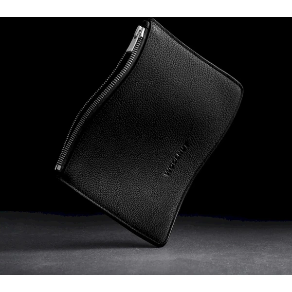 Woolnut Leather Pouch (Flat) kožené puzdro čierne - Organizéry - Obrázok 8568000701