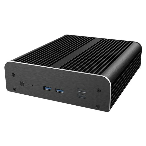 Akasa Newton TN, fanless case, čierna - Počítačové skrine - Obrázok 856X600301