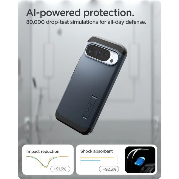 Spigen Tough Armor MagSafe kryt Google Pixel 10 Pro XL sivý - Puzdra - Obrázok 856b7f85a197495f9515134e6dfe1fe9