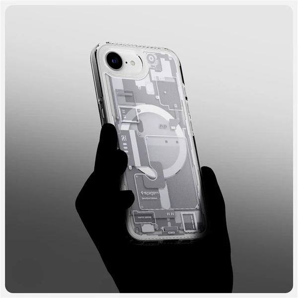 Spigen Ultra Hybrid MagSafe kryt iPhone 17e/16e zero one white - Puzdra - Obrázok 856f91c21c8840cdbbd75eb4fd41f614