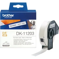 Brother DK11203 samolepiace štítky biele 17 mm x 87 mm - Pásky pre štítkovače