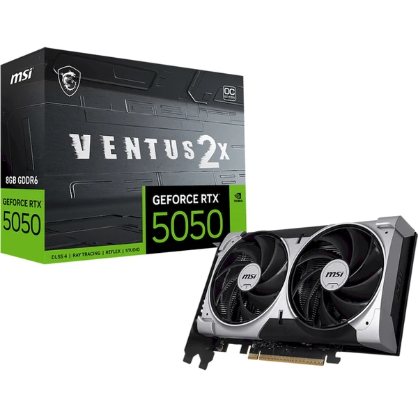 MSI NVIDIA GeForce RTX 5050 8G VENTUS 2X OC - Grafické karty - Obrázok 85BE000K01
