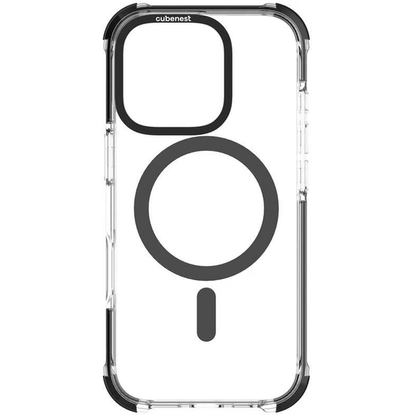 Cubenest MagPro Strong Guard kryt iPhone 16 Pro čierny - Puzdra - Obrázok 85DF000L01