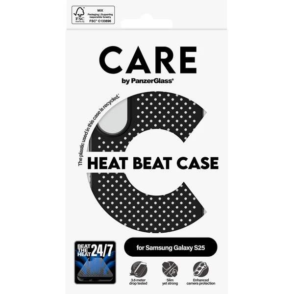 PanzerGlass® CARE kryt Samsung Galaxy S25 Heat Beat - Puzdra - Obrázok 85FC000J01