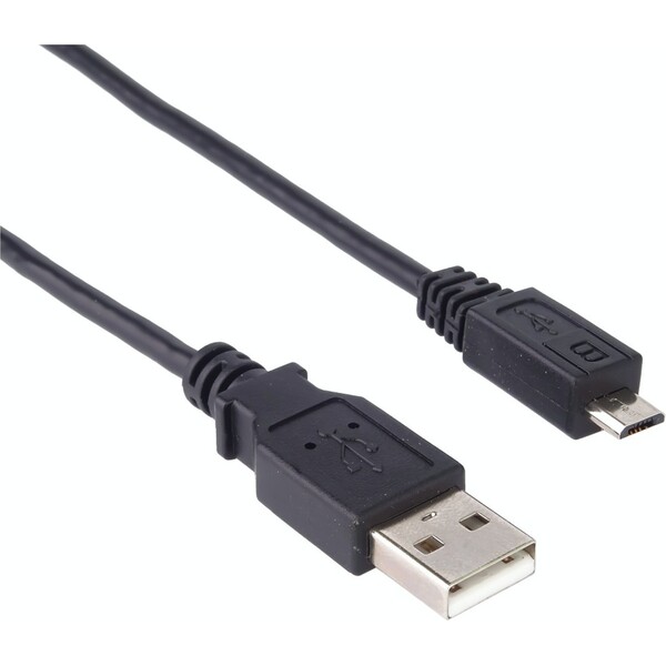 PremiumCord kábel USB 2.0 A-Micro USB B 0,5m čierny