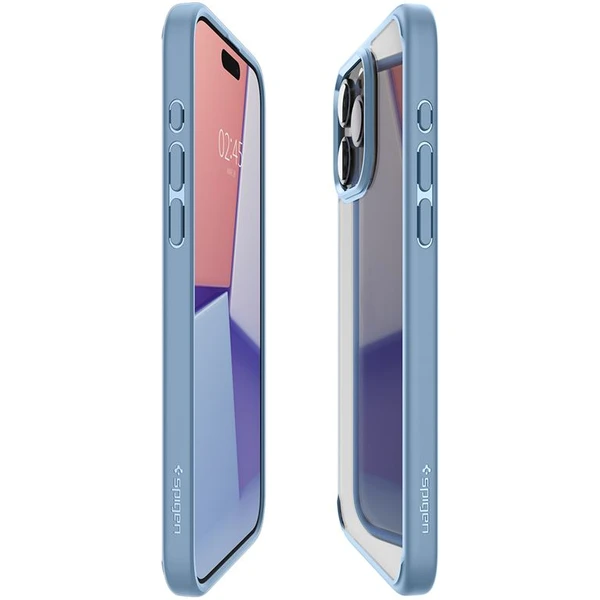 Spigen Crystal Hybrid kryt iPhone 15 Pro Max modrý - Puzdra - Obrázok 85Z8000601
