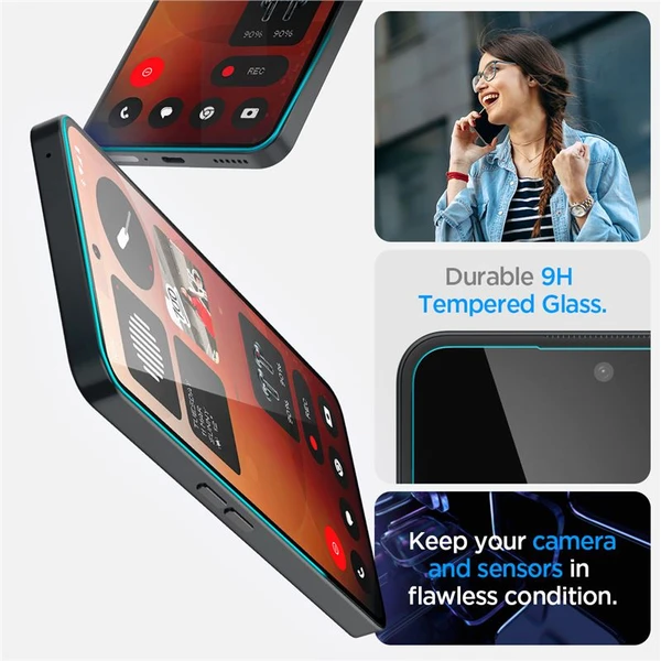 Spigen Glass tR EZ Fit HD tvrdené sklo Nothing Phone (3a)/(3a) Pro číre - Ochranné fólie a sklo - Obrázok 85d088553df3449e90abb5f2047062fa