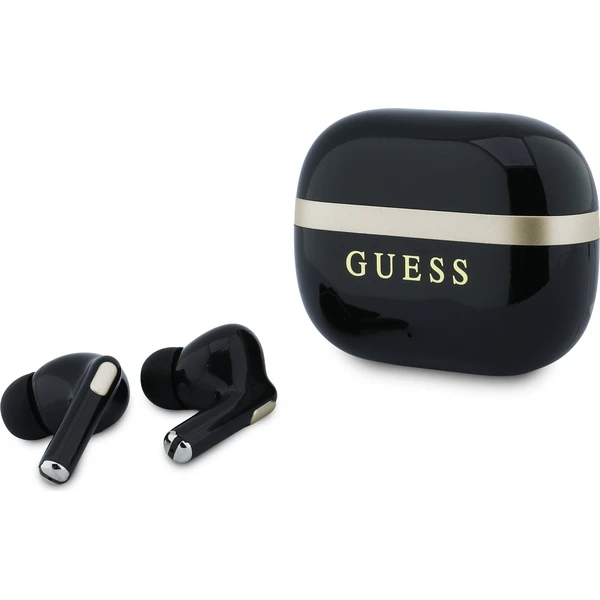 Guess Gold Line Glossy Finish TWS Bezdrôtové Slúchadlá Black - Slúchadlá - Hlavný obrázok