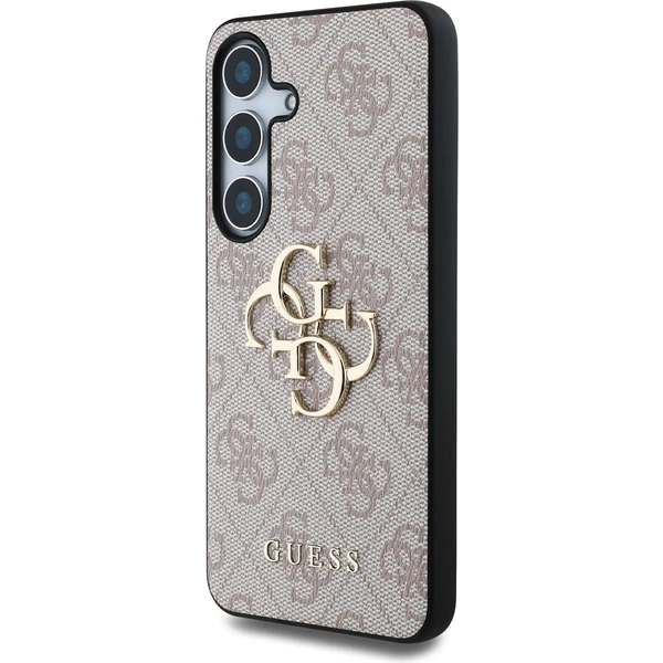 Guess PU 4G Metal Logo kryt Samsung Galaxy S25+ ružový - Puzdra - Obrázok 85ee4bece0b84931bce7059dd0d722d8