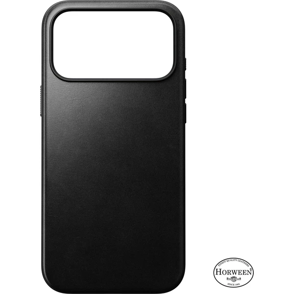 Nomad Modern Leather (Horween) MagSafe kožený kryt iPhone 18 Pro Max Black - Puzdra - Obrázok 8618a4941cd446539e0630f2ef976119