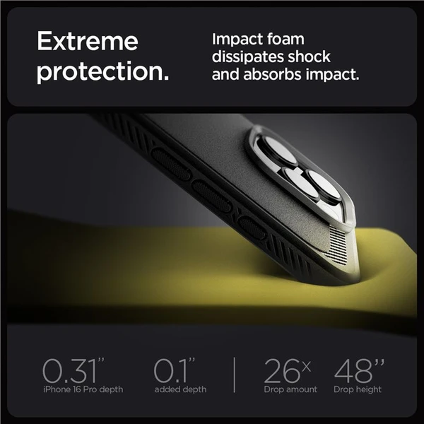 Spigen Rugged Armor MagSafe kryt iPhone 16 Pro matte black - Puzdra - Obrázok 8637f2f203b248acb29921e3d6d9b5f0