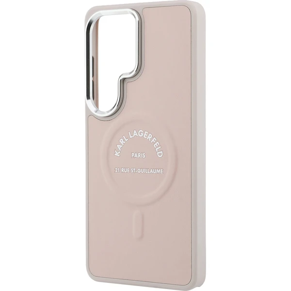 Karl Lagerfeld PU RSG Logo Magnetický kryt Samsung Galaxy S26 Ultra ružový - Puzdra - Obrázok 86441b91b8dd44069e24cfb3c7d8c6fa