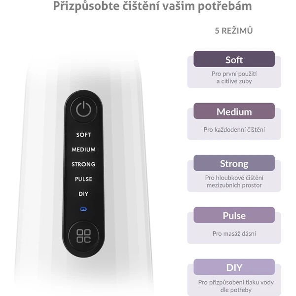 TrueLife AquaFloss Compact C200 ústna sprcha biela - Ústne sprchy - Obrázok 86471b5dabe54e4a864b32dbc55c6bd9