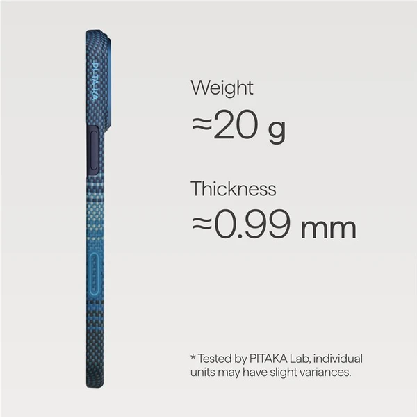 Pitaka Ultra-Slim Case MagSafe kryt iPhone 17 Pro Moonrise - Puzdra - Obrázok 8647a730b7f842138b40d2f39f22b5ab