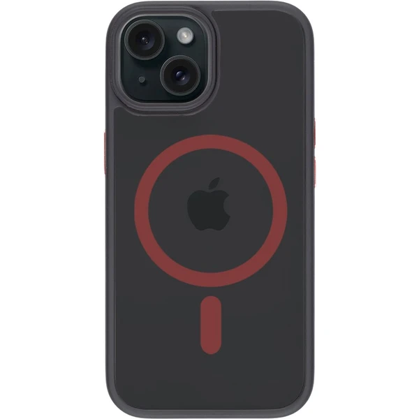 Tactical MagForce Hyperstealth 2.0 kryt iPhone 15 Black/Red - Puzdra - Obrázok 8655000P01