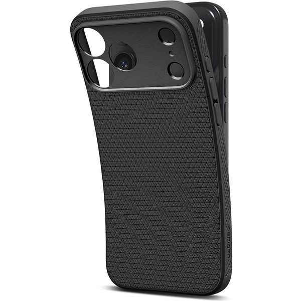 Spigen Liquid Air kryt iPhone 17 Pro Max matte black - Puzdra - Obrázok 8660f34944644663b00bbebf42692de8
