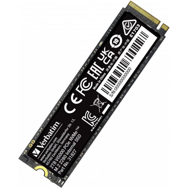 VERBATIM SSD Vi5000 Internal PCIe NVMe M.2 SSD 2TB - SSD - Obrázok 8663000O01
