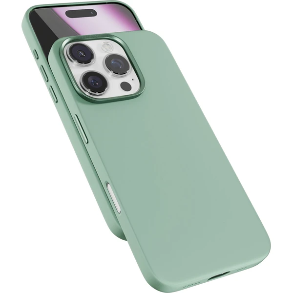 Epico Mag+ Silicone kryt pre iPhone 16 Pro Max mätovo zelená - Puzdra - Obrázok 866C000L01