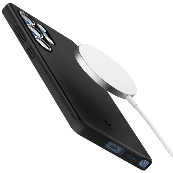Spigen Thin Fit MagSafe kryt Samsung Galaxy S25 Ultra čierny - Puzdra - Obrázok 86784ff39b0045219260083e14bf52a6