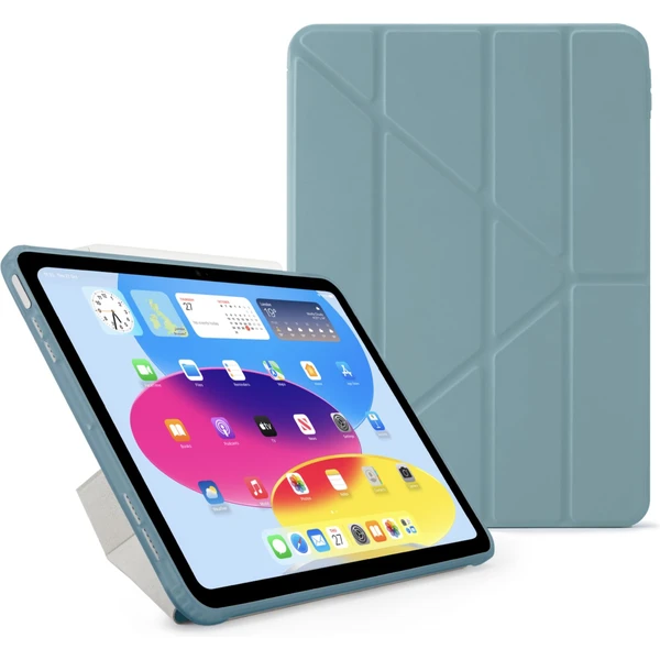 Pipetto Origami No1 Originálne puzdro iPad Air 11" (2026/2025/2024)/Air 10.9" (2022/2020) tyrkysové - Puzdra - Hlavný obrázok