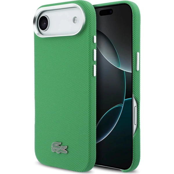 Lacoste Iconic Petit Pique Metal Logo MagSafe kryt iPhone Air zelený - Puzdra - Hlavný obrázok