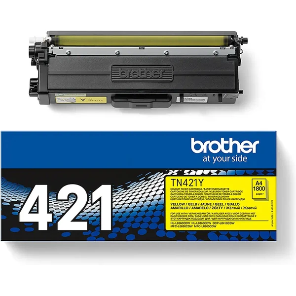 Brother TN421Y tonerová kazeta žltá - Tonery - Hlavný obrázok