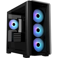 ASUS A23 PLUS TG ARGB + 4x120mm ARGB čierna - Počítačové skrine