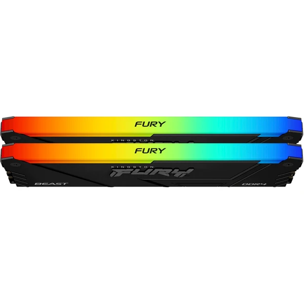 Kingston FURY Beast RGB DDR4 16GB 3200MT/s CL16 DIMM (2x8GB) XMP - Operačné pamäte - Obrázok 86DM000K01