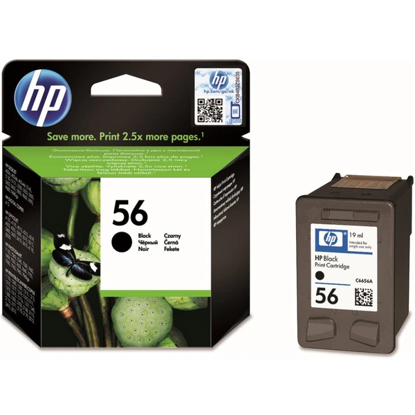 HP C6656AE č. 56 Čierna originálna - Cartridge - Hlavný obrázok
