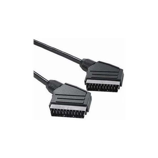 PremiumCord SCART/SCART kábel 3m čierny - Káble a redukcie - Hlavný obrázok