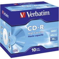 VERBATIM CD-R(10 ks)Jewel/EP/DL/40x/90min/800MB - Optické disky