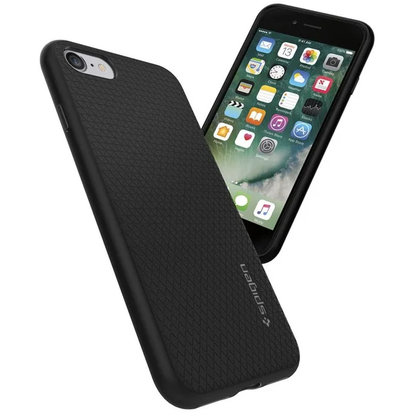 Spigen Liquid Air kryt Apple iPhone 7/8/SE čierny - Puzdra - Obrázok 86SL000101