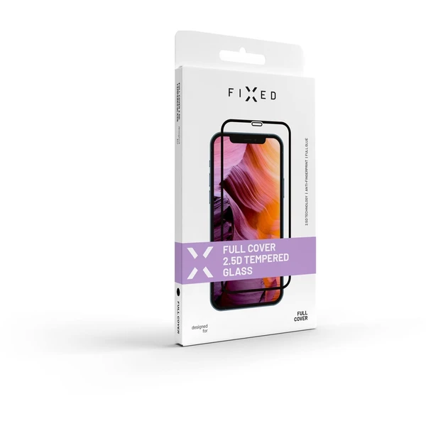 FIXED 2,5D Full-Cover ochranné tvrdené sklo pre Samsung Galaxy A33 5G čierne - Ochranné fólie a sklo - Obrázok 86XRF00101